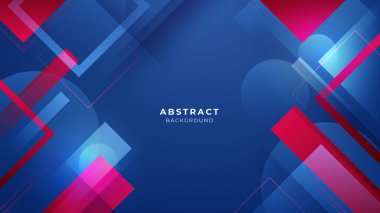 Koyu mavi sancak geometrik şekiller soyut arkaplan geometri parlaklığı ve sunum tasarımı için katman element vektörü. İş dünyası, şirket, kurum, parti, şenlik, seminer ve görüşmeler için uygun