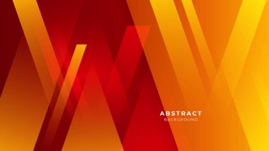 Kırmızı turuncu sancak geometrik şekiller soyut modern teknoloji arka plan tasarımı. Vektör soyut grafik sunum tasarım sancak şablonu arka plan şablonu.