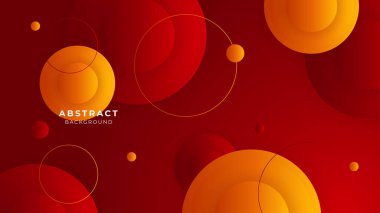 Vektör kırmızı turuncu sancak geometrik şekiller soyut, bilim, gelecekçi, enerji teknolojisi konsepti. Işık ışınlarının dijital görüntüsü, ışık, hız ve hareket bulanıklığı olan çizgiler