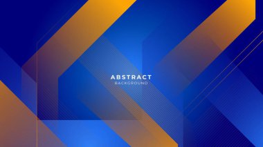 Mavi turuncu sancak geometrik şekiller soyut modern teknoloji arka plan tasarımı. Vektör soyut grafik sunum tasarım sancak şablonu arka plan şablonu.