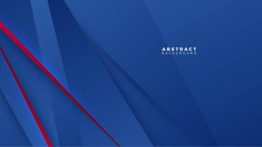 Minimum geometrik mavi sancak geometrik şekiller ışık teknolojisi arka plan soyut tasarımı. Vektör illüstrasyonu soyut grafik tasarım sancak modeli sunum arkaplan şablonu.