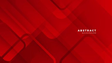 Soyut kırmızı sancak geometrik şekiller geometrik ışık üçgeni şekli ile fütürist konsept sunum arka planı