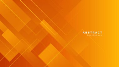 Soyut turuncu sancak geometrik şekiller geometrik ışık üçgeni şekli ile fütüristik konsept sunum arka planı