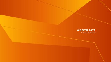 Modern turuncu sancak geometrik şekiller kurumsal soyut teknoloji arka planı. Vektör soyut grafik tasarım sancak deseni sunum arkaplan şablonu.