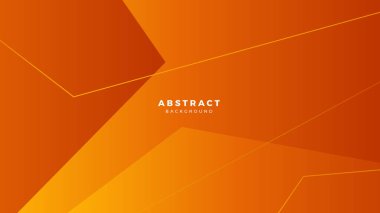 Minimum geometrik turuncu sancak geometrik şekiller ışık teknolojisi arka plan soyut tasarımı. Vektör illüstrasyonu soyut grafik tasarım sancak modeli sunum arkaplan şablonu.