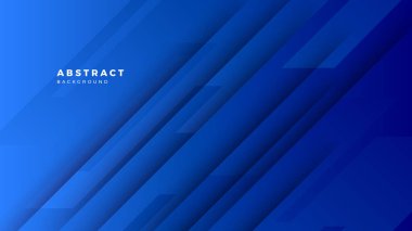 Soyut mavi sancak geometrik şekiller geometrik ışık üçgeni şekli ile fütürist konsept sunum arka planı