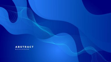 Soyut mavi sancak geometrik şekiller geometrik ışık üçgeni şekli ile fütürist konsept sunum arka planı