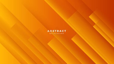 Soyut turuncu sancak geometrik şekiller geometrik ışık üçgeni şekli ile fütüristik konsept sunum arka planı