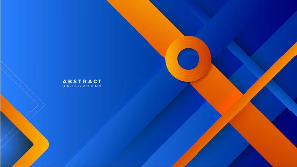 Abstrakte Blau Orange Hintergrund — Stockvektor