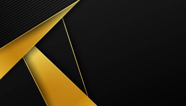 Üst üste binen katmanları ve sunum için soyut grafik unsurları olan modern siyah beyaz soyut arkaplan. İçerik için boş metin alanı ve logosu