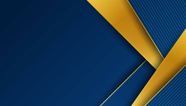 Üst üste binen katmanları ve sunum için soyut grafik unsurları olan modern mavi beyaz soyut arkaplan. İçerik için boş metin alanı ve logosu