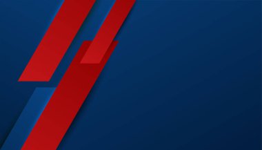 Üst üste binen katmanları ve sunum için soyut grafik unsurları olan modern mavi soyut arkaplan. İçerik için boş metin alanı ve logosu