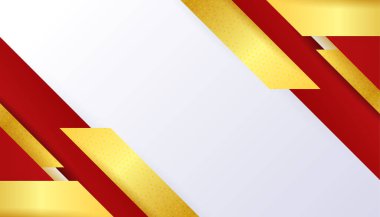 Üst üste binen katmanları ve sunum için soyut grafik unsurları olan modern mavi soyut arkaplan. İçerik için boş metin alanı ve logosu