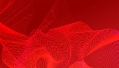 Üst üste binen katmanları ve sunum için soyut grafik unsurları olan modern kırmızı turuncu beyaz arka plan. İçerik için boş metin alanı ve logosu