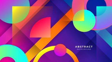 Koyu renkli sancak geometrik şekiller soyut arkaplan geometri parlaklığı ve sunum tasarımı için katman element vektörü. İş, şirket, kurum, parti, seminer ve görüşmeler için uygun.