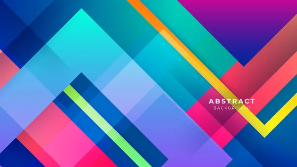 Minimale Kleurrijke Banner Geometrische Vormen Abstracte Moderne Achtergrond Ontwerp Ontwerp — Stockvector
