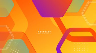 Soyut kırmızı turuncu mavi arkaplan