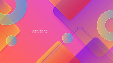 Soyut kırmızı turuncu mavi arkaplan