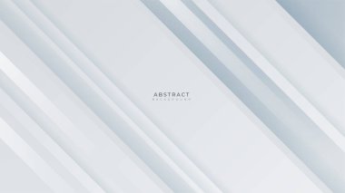 Vektör basit, minimal, beyaz geometrik şekiller soyut, bilim, gelecekçi, enerji teknolojisi konsepti. Işık ışınlarının dijital görüntüsü, ışık çizgileri, karanlık teknoloji arka planında hız