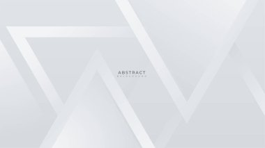 Asgari basit beyaz geometrik şekiller soyut modern arkaplan tasarımı. Poster tasarımı, web üzerinde şablon, arkaplan, afiş, broşür, web sitesi, broşür, broşür, broşür, iniş sayfası, sunum ve webinar