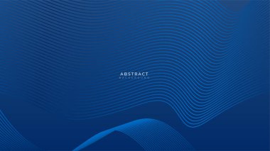 Çizgili modern mavi soyut sunum arkaplanı