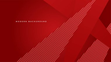 Sunum tasarımı için kırmızı soyut arkaplan
