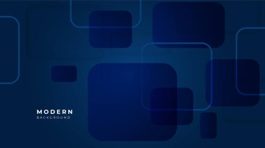 Modern mavi arkaplan soyut geometrik desen ışığı