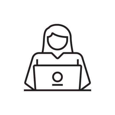 EMPLOYEE Siyah özet biçimli iş insanları simgeleri