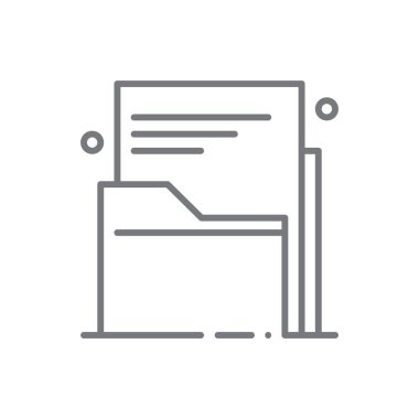 Dosya Dizini İş adamları simgeleri siyah özet biçimli