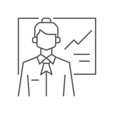 Siyah özet biçimli iş adamları simgeleri