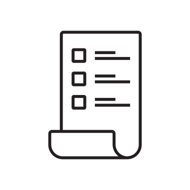 Audit Fintech startup icon with black outline style