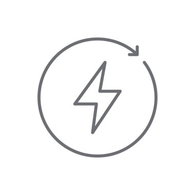 power battery electric icon