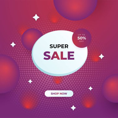 Editable minimal square banner template. Red background color with stripe line shape. Suitable for social media post and web internet ads. Vector illustration with photo college