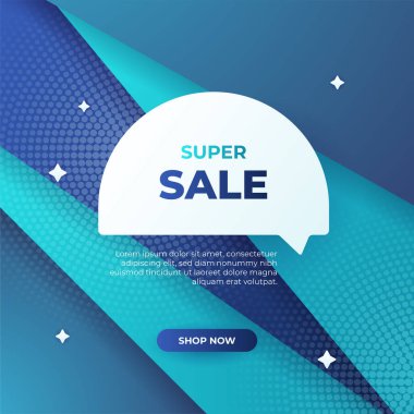 Editable minimal square banner template. Blue background color with stripe line shape. Suitable for social media post and web internet ads. Vector illustration with photo college