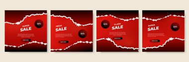 Vector Illustration Promotion Big Super Sale Banner. Discount Design For Newsletter, Poster, Social Media Template, Ads, Black Friday, Special Offer, Summer Sale, Spring Sale, Online Shopping, And Web