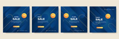 Vector Illustration Promotion Big Super Sale Banner. Discount Design For Newsletter, Poster, Social Media Template, Ads, Black Friday, Special Offer, Summer Sale, Spring Sale, Online Shopping, And Web