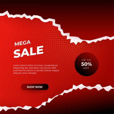 Vector Illustration Promotion Big Super Sale Banner. Discount Design For Newsletter, Poster, Social Media Template, Ads, Black Friday, Special Offer, Summer Sale, Spring Sale, Online Shopping, And Web