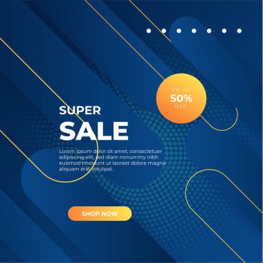 Vector Illustration Promotion Big Super Sale Banner. Discount Design For Newsletter, Poster, Social Media Template, Ads, Black Friday, Special Offer, Summer Sale, Spring Sale, Online Shopping, And Web