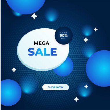 Vector Illustration Promotion Big Super Sale Banner. Discount Design For Newsletter, Poster, Social Media Template, Ads, Black Friday, Special Offer, Summer Sale, Spring Sale, Online Shopping, And Web