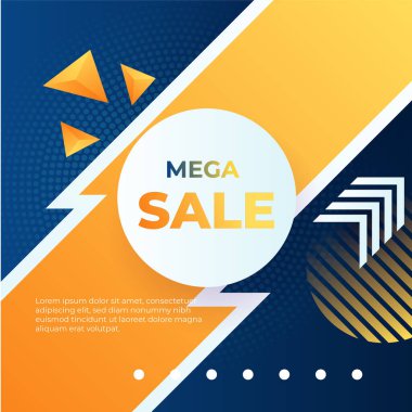 Vector Illustration Promotion Big Super Sale Banner. Discount Design For Newsletter, Poster, Social Media Template, Ads, Black Friday, Special Offer, Summer Sale, Spring Sale, Online Shopping, And Web