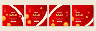 Vector Illustration Promotion Big Super Sale Banner. Discount Design For Newsletter, Poster, Social Media Template, Ads, Black Friday, Special Offer, Summer Sale, Spring Sale, Online Shopping, And Web
