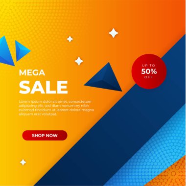 Vector Illustration Promotion Big Super Sale Banner. Discount Design For Newsletter, Poster, Social Media Template, Ads, Black Friday, Special Offer, Summer Sale, Spring Sale, Online Shopping, And Web