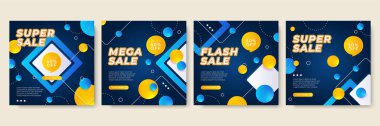 Vector Illustration Promotion Big Super Sale Banner. Discount Design For Newsletter, Poster, Social Media Template, Ads, Black Friday, Special Offer, Summer Sale, Spring Sale, Online Shopping, And Web