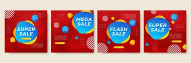 Vector Illustration Promotion Big Super Sale Banner. Discount Design For Newsletter, Poster, Social Media Template, Ads, Black Friday, Special Offer, Summer Sale, Spring Sale, Online Shopping, And Web