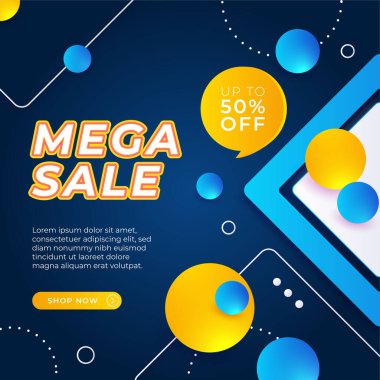Vector Illustration Promotion Big Super Sale Banner. Discount Design For Newsletter, Poster, Social Media Template, Ads, Black Friday, Special Offer, Summer Sale, Spring Sale, Online Shopping, And Web
