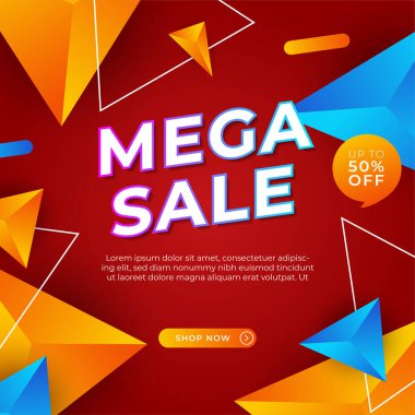 Vector Illustration Promotion Big Super Sale Banner. Discount Design For Newsletter, Poster, Social Media Template, Ads, Black Friday, Special Offer, Summer Sale, Spring Sale, Online Shopping, And Web