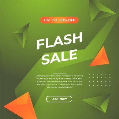 Special offer mega sale social media background template