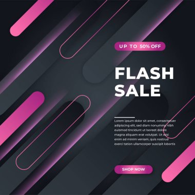 Special offer mega sale social media background template