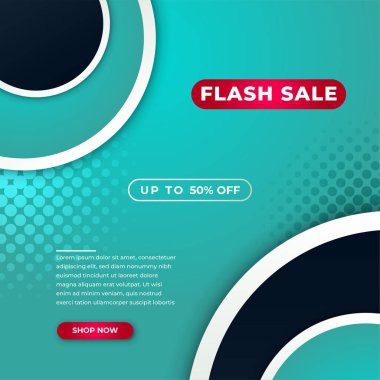 Special offer mega sale social media background template