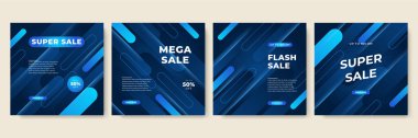 Vector Illustration Promotion Big Super Sale Banner. Discount Design For Newsletter, Poster, Social Media Template, Ads, Black Friday, Special Offer, Summer Sale, Spring Sale, Online Shopping, And Web